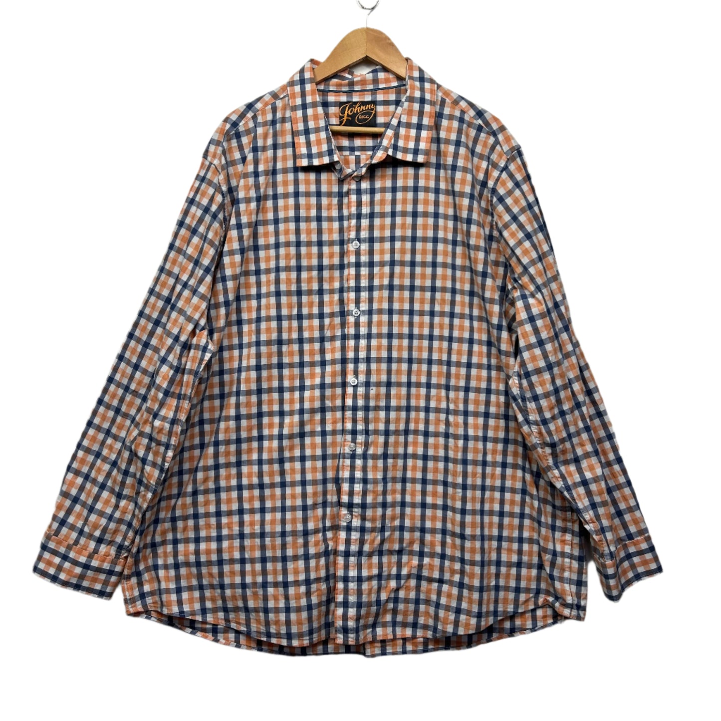 Johnny Bigg Shirt Size 6XL Long Sleeve Check