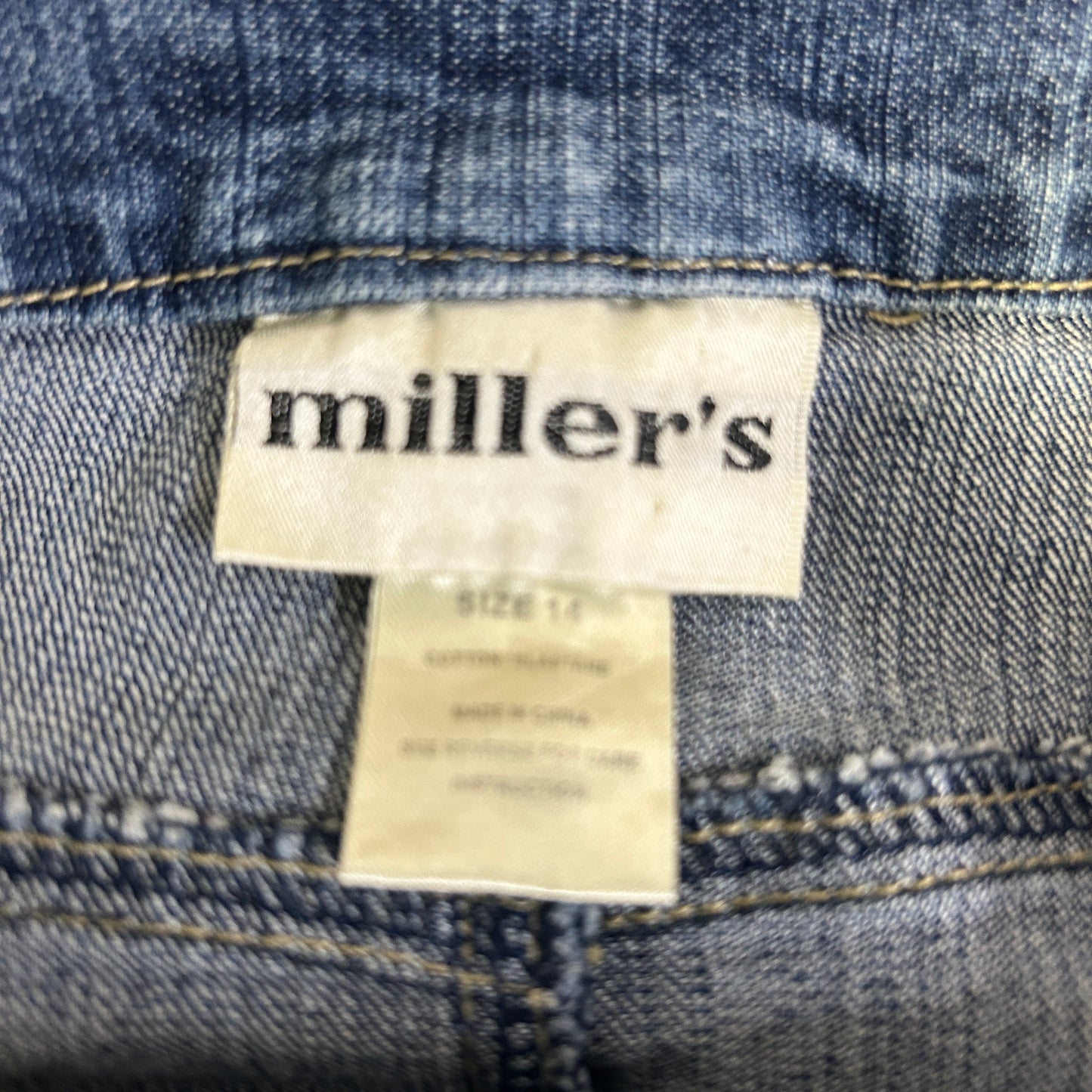 Vintage Millers Blue Denim Maxi Skirt - Size 14