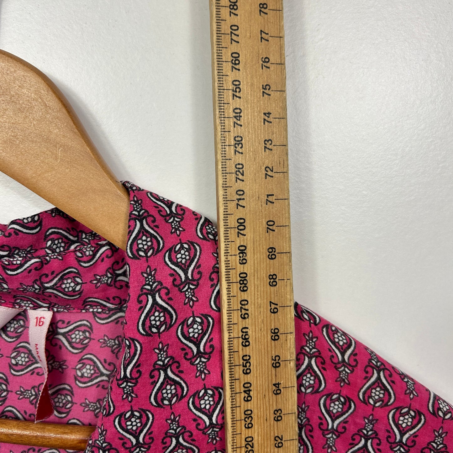 Millers Pink Button Up Shirt - Size 16