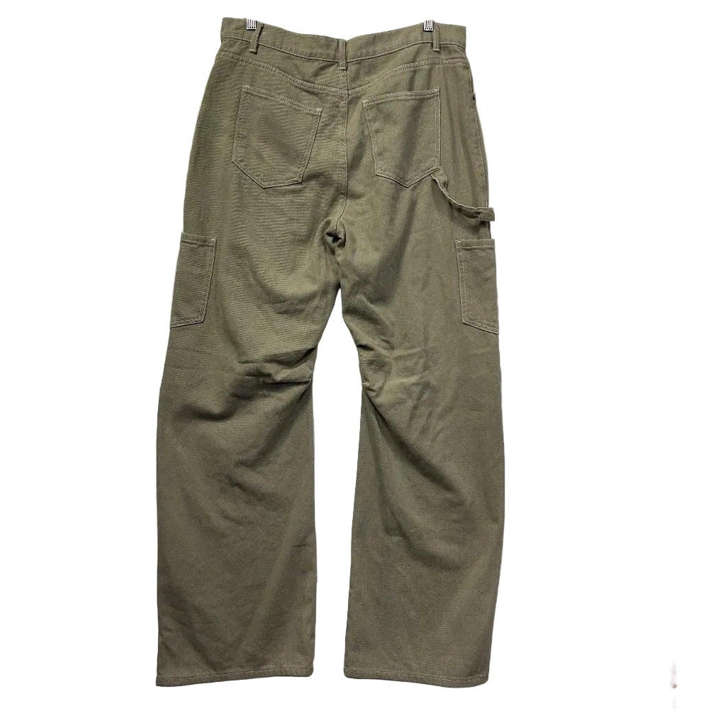 Lioness Khaki Cotton Baggy Cargo Pants - Size L