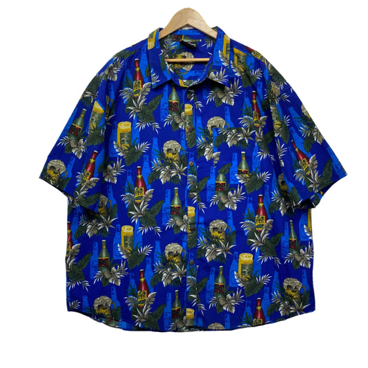 Hawaiian Mens Shirt Size 6XL Tropical Holiday Beer Cruise Lowes