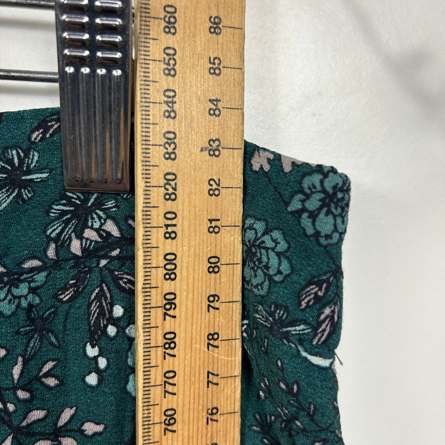 Rivers Green Floral Midi Boho Skirt - Size 16