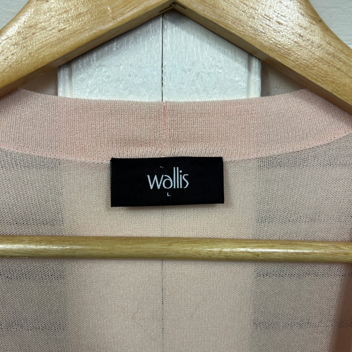 Wallis Cardigan Size 14 Large Peach Longline Pocket
