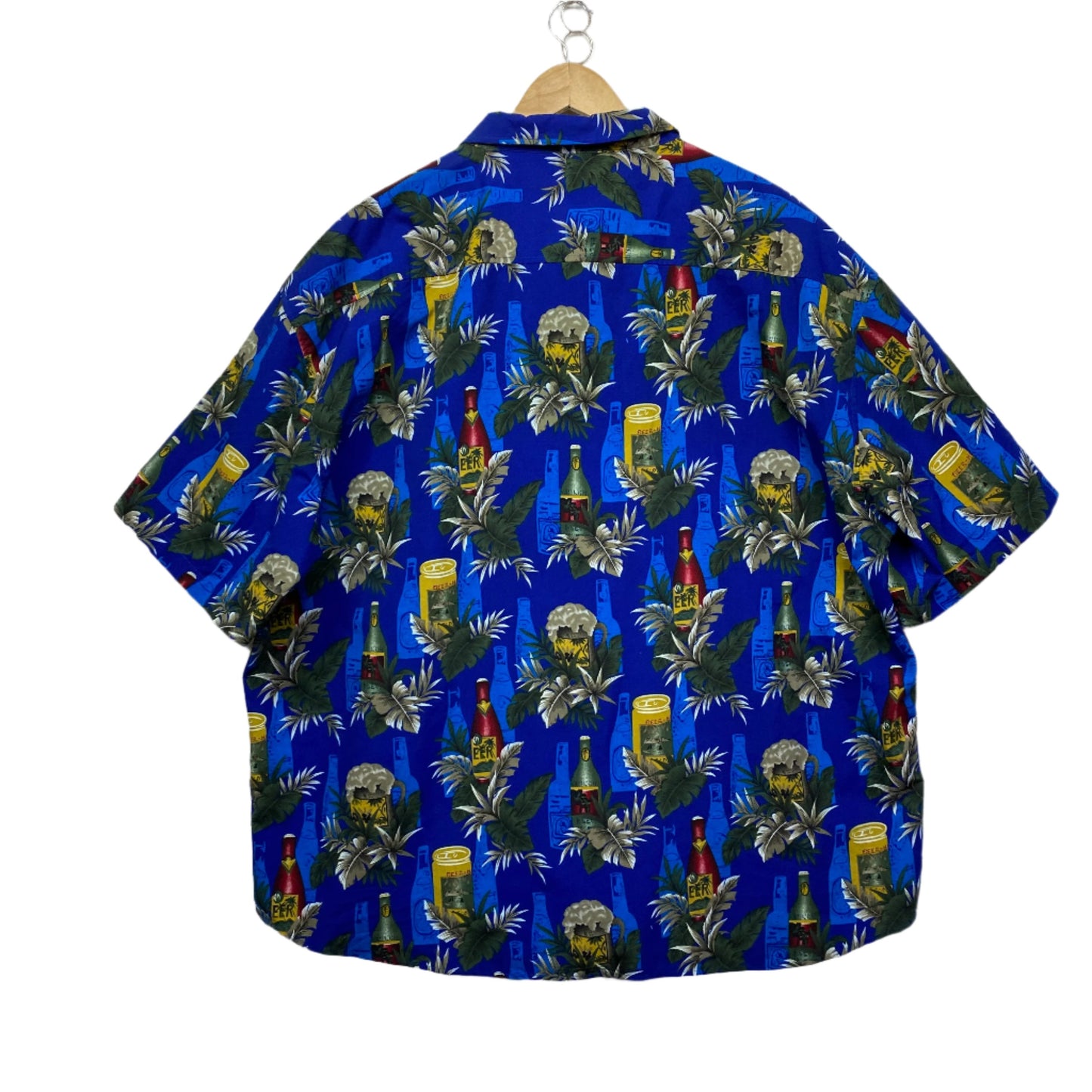 Hawaiian Mens Shirt Size 6XL Tropical Holiday Beer Cruise Lowes