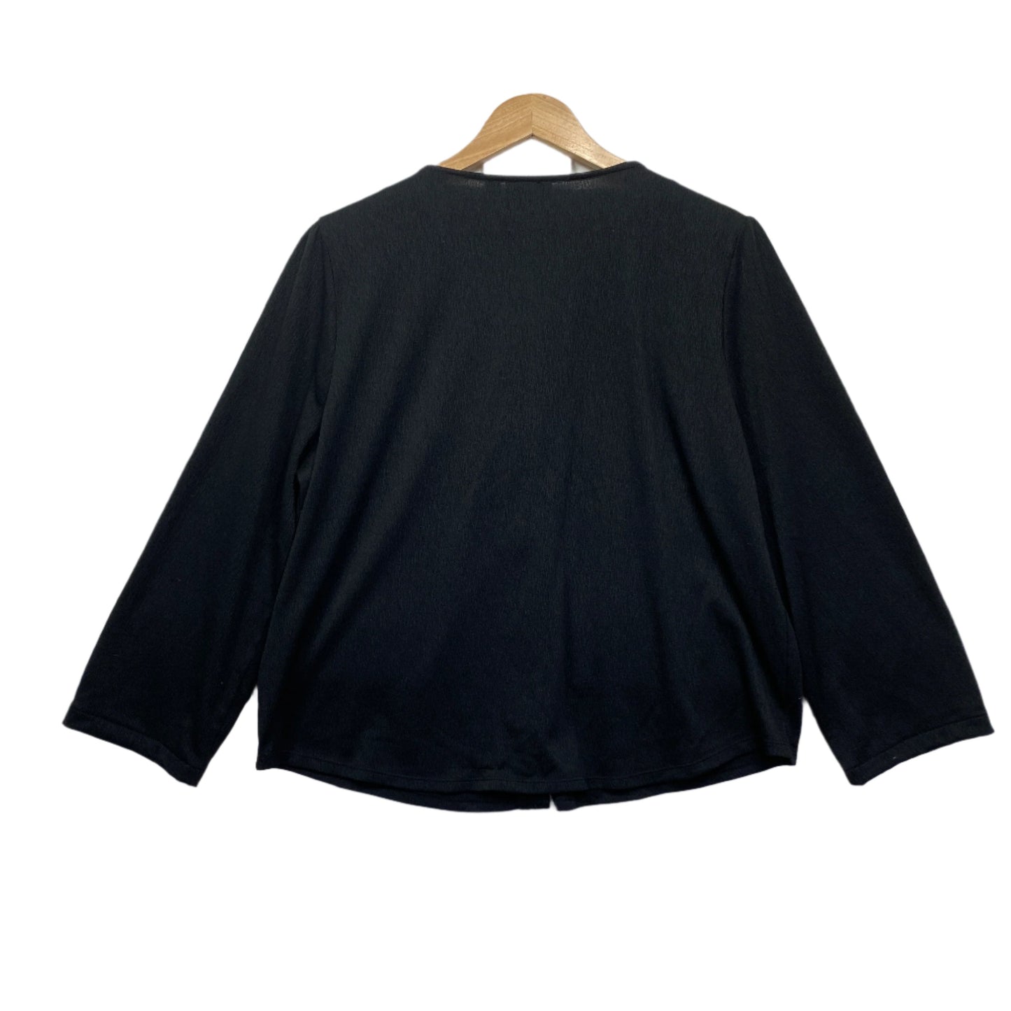 Sussan Blazer Jacket Size 2XL 16 18 Black Button Up