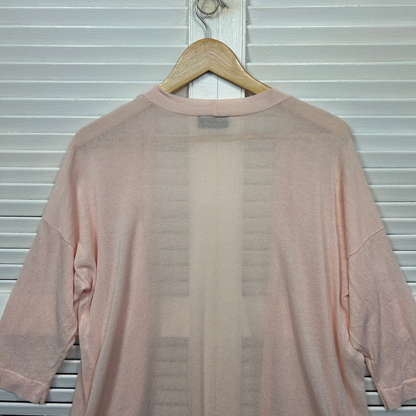Wallis Cardigan Size 14 Large Peach Longline Pocket