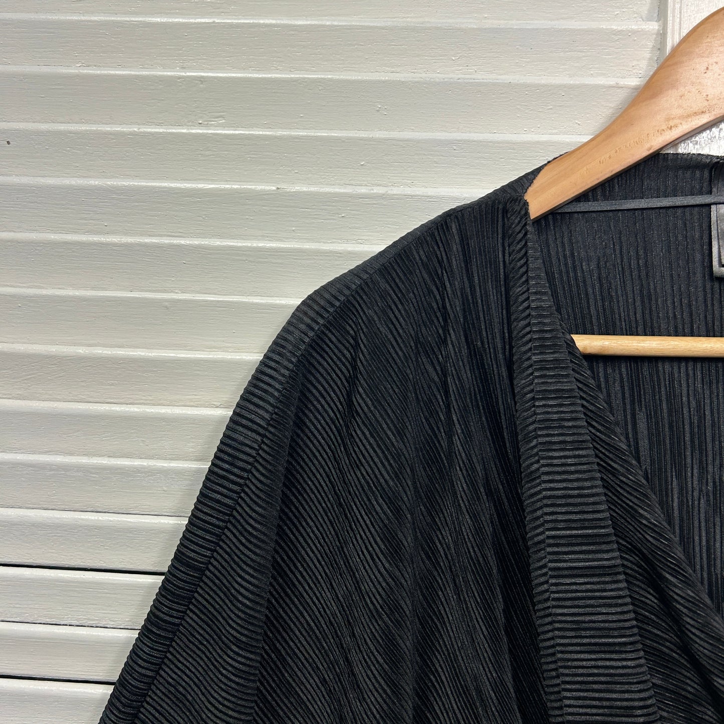 Taking Shape Layered Top One Size Black Pleated Cocktail