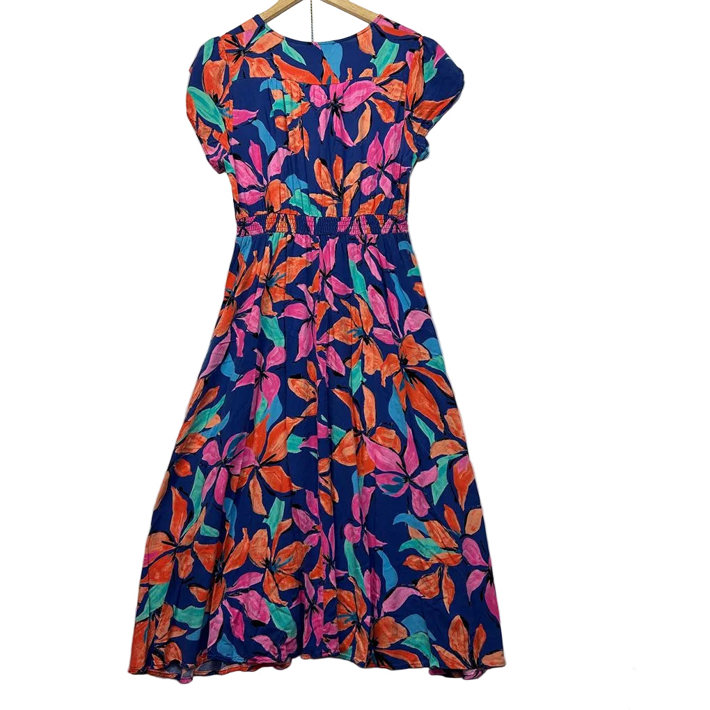 St Frock Multicoloured Dress - Size 16