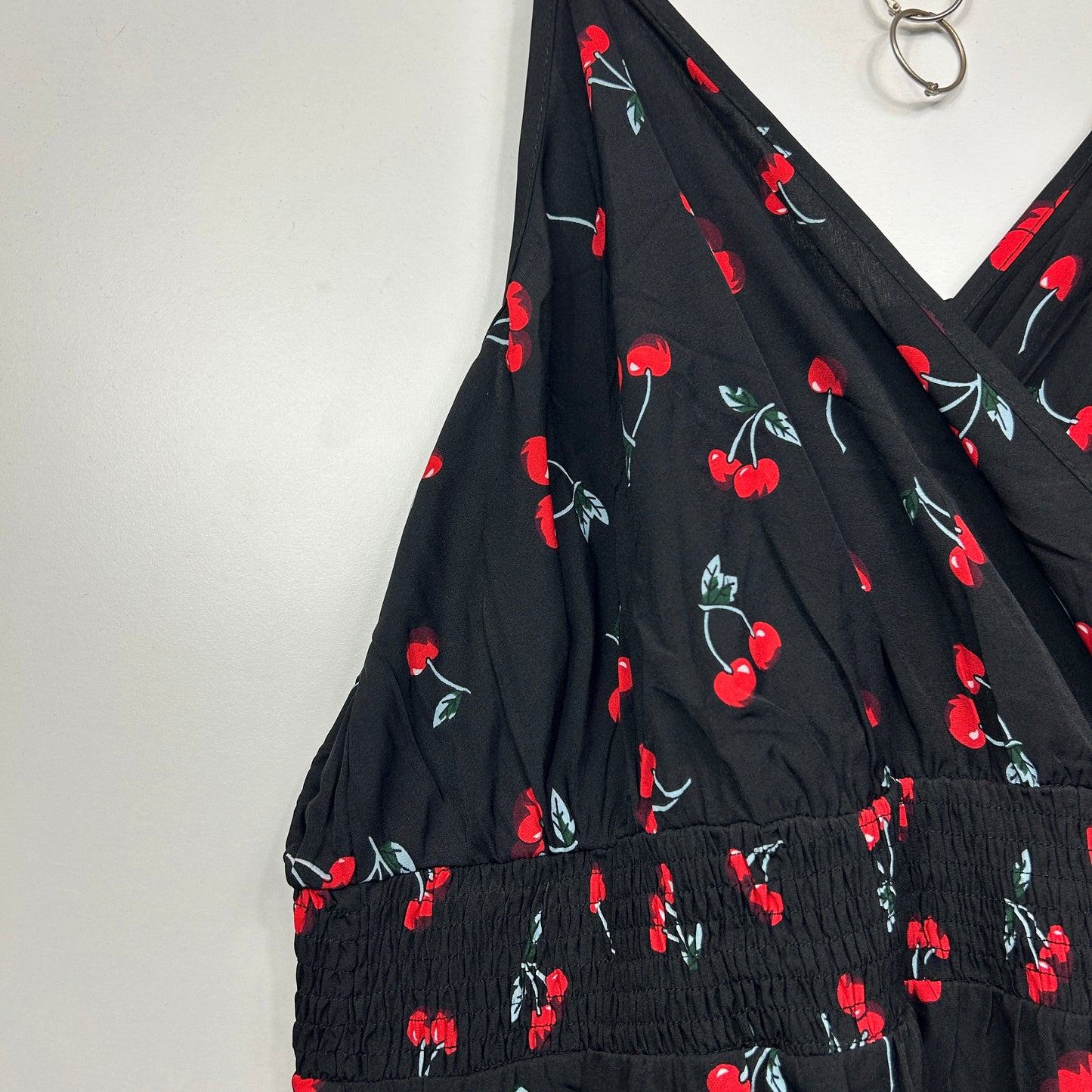 Shein Curve Maxi Dress Size 22 5XL Cherries Sleeveless