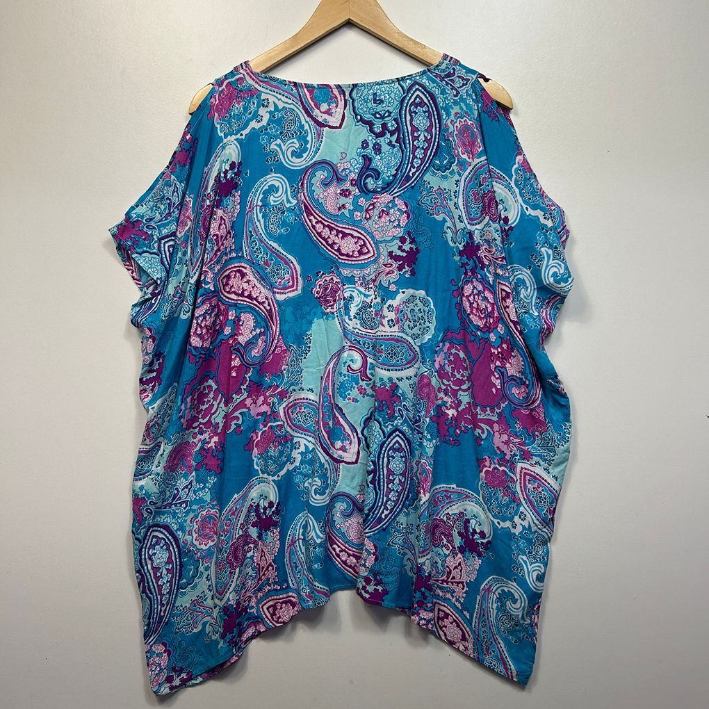 Millers Multicoloured Kaftan Top - Size 18
