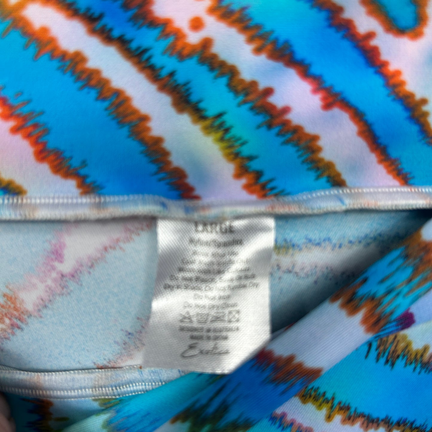 exoticathletica Pants Size 14 Large Multicoloured Wide Leg
