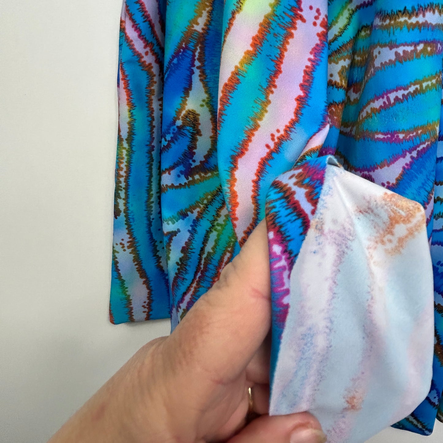 exoticathletica Pants Size 14 Large Multicoloured Wide Leg