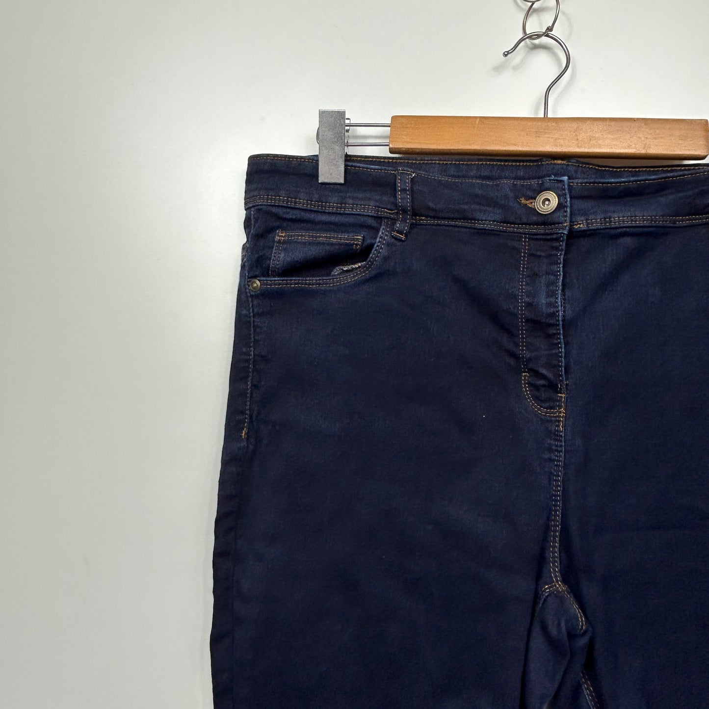 Millers Denim Shorts Size 20 Zip Fly Pockets