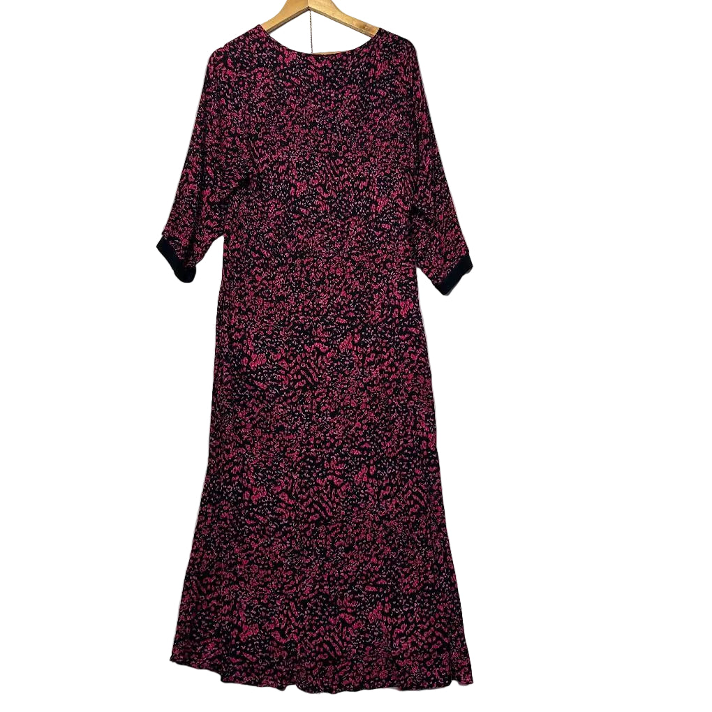 Taking Shape Pink Black MaxiDress - Size 16
