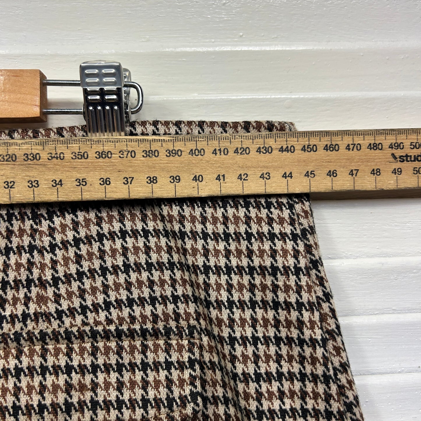 Anko Mini Skirt Size 16 Houndstooth Check Elastic Waist
