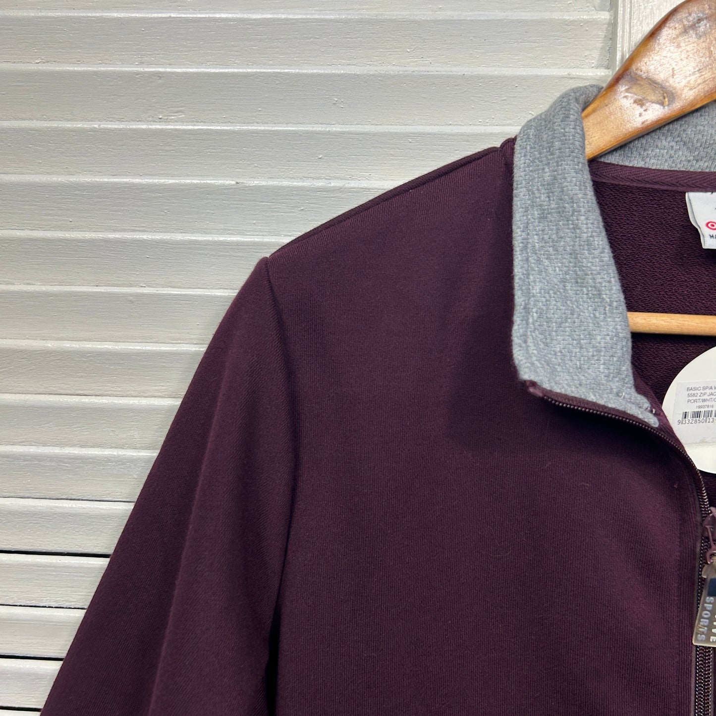 Target Jumper Size 16 Maroon Long Sleeve Full Zip Up New