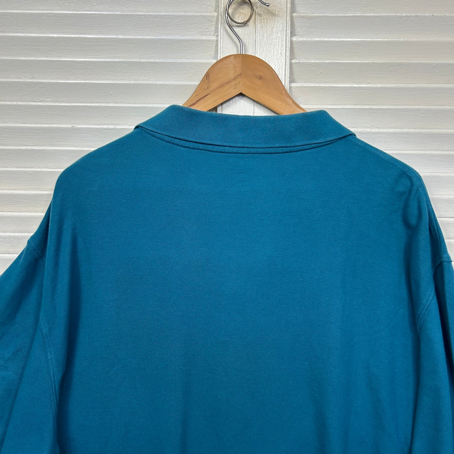 HB Polo Shirt Mens 5XL Blue Short Sleeve
