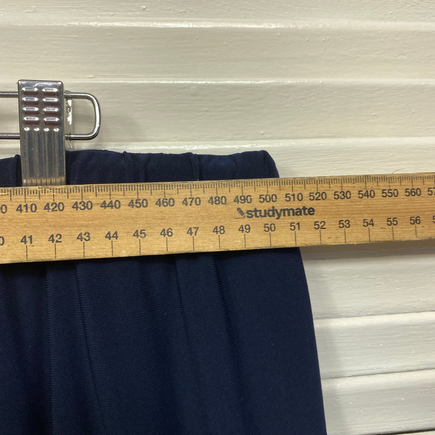 Nina Leonard Cropped Pants Size 3XL 22 24 Blue Pockets