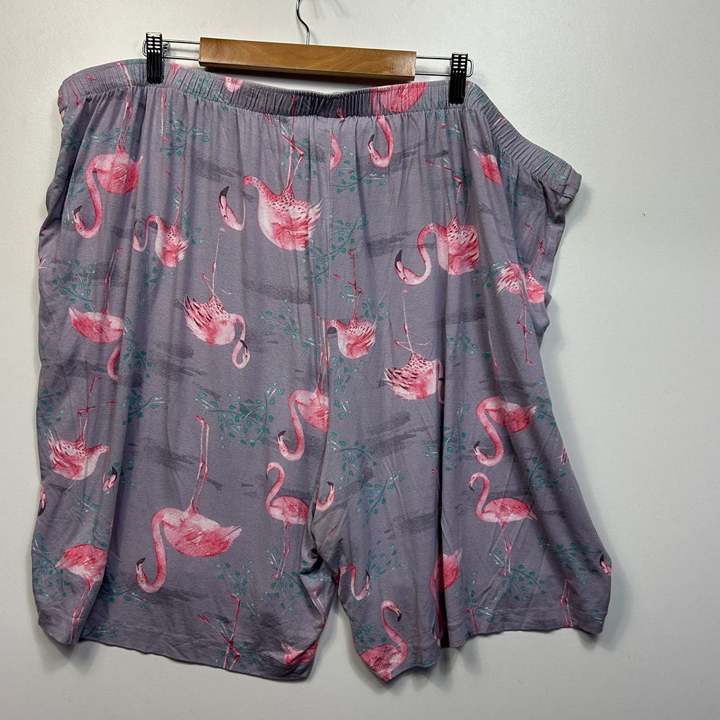 Autograph Grey Flamingo Pyjama Set - Size 26