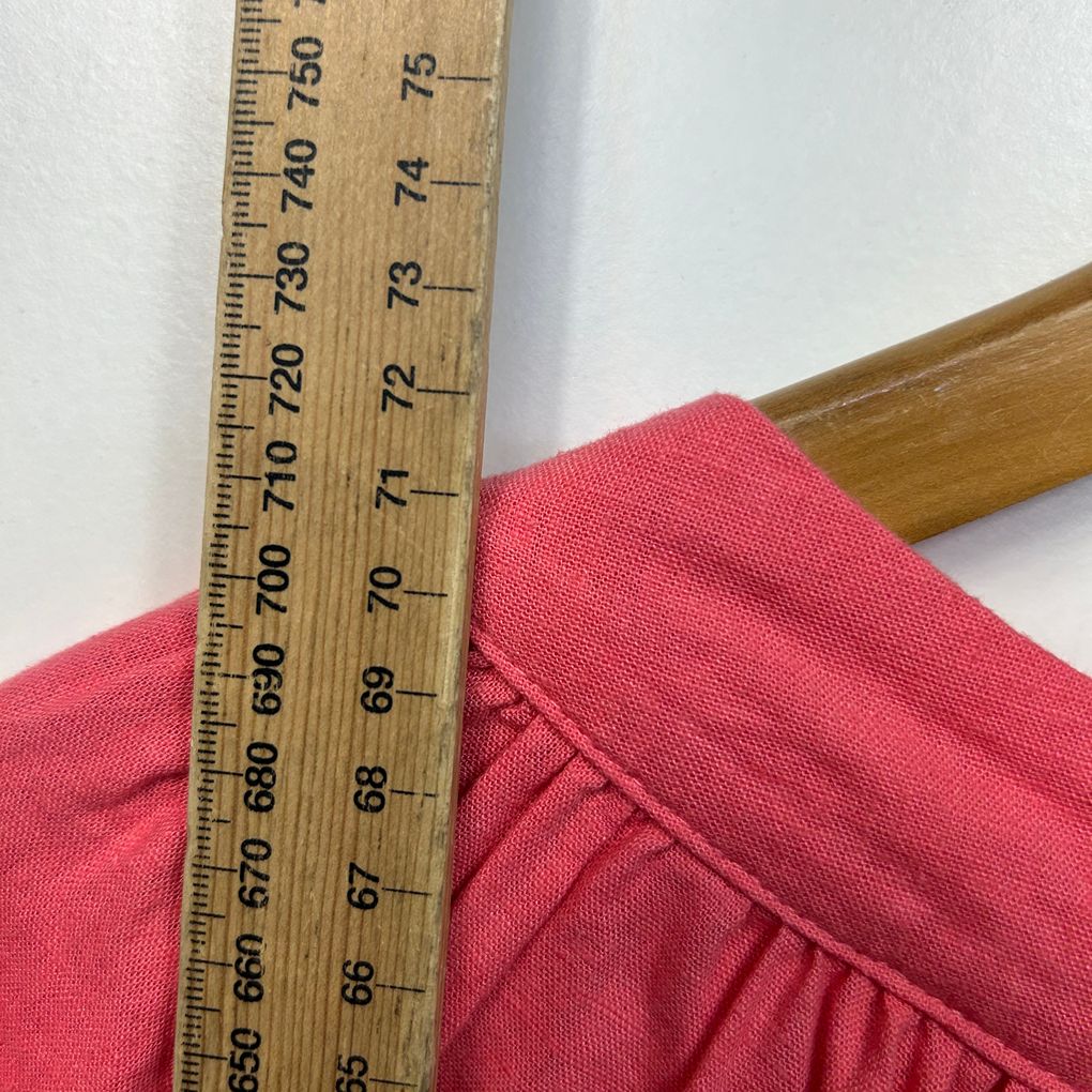 Suzanne Grae Linen Coral Top - Size 16/18?