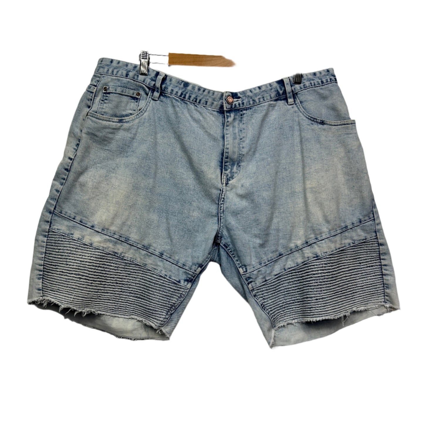 Johnny Bigg Denim Shorts Size 44 Blue Zip Fly