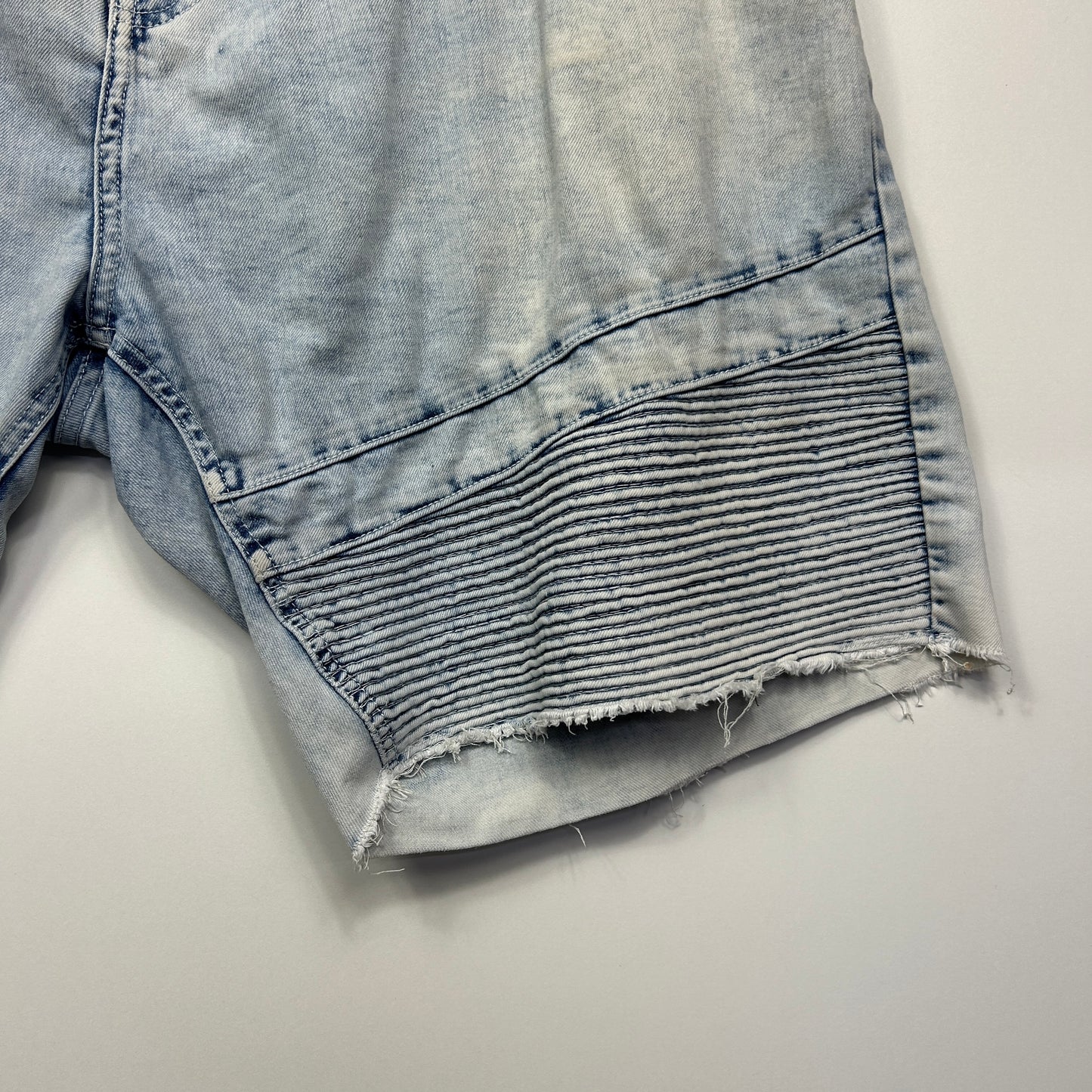 Johnny Bigg Denim Shorts Size 44 Blue Zip Fly