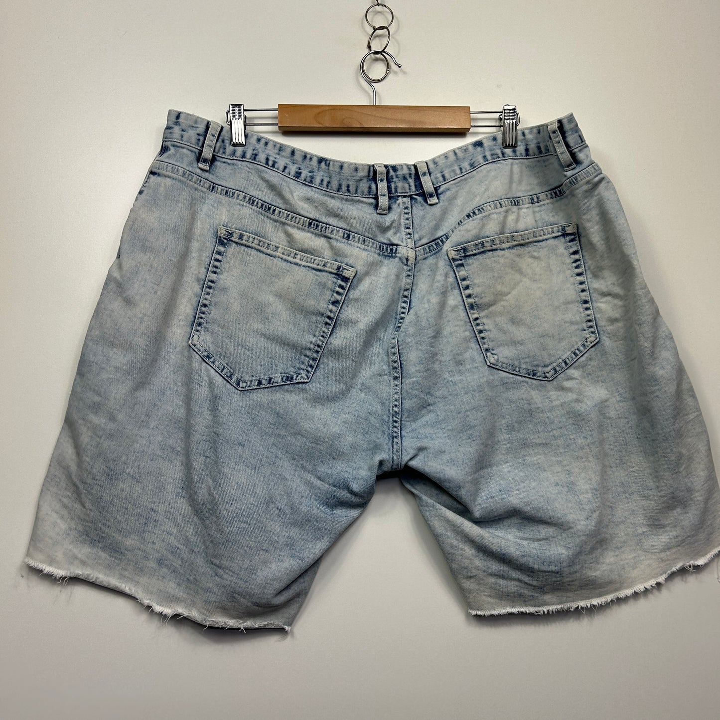 Johnny Bigg Denim Shorts Size 44 Blue Zip Fly