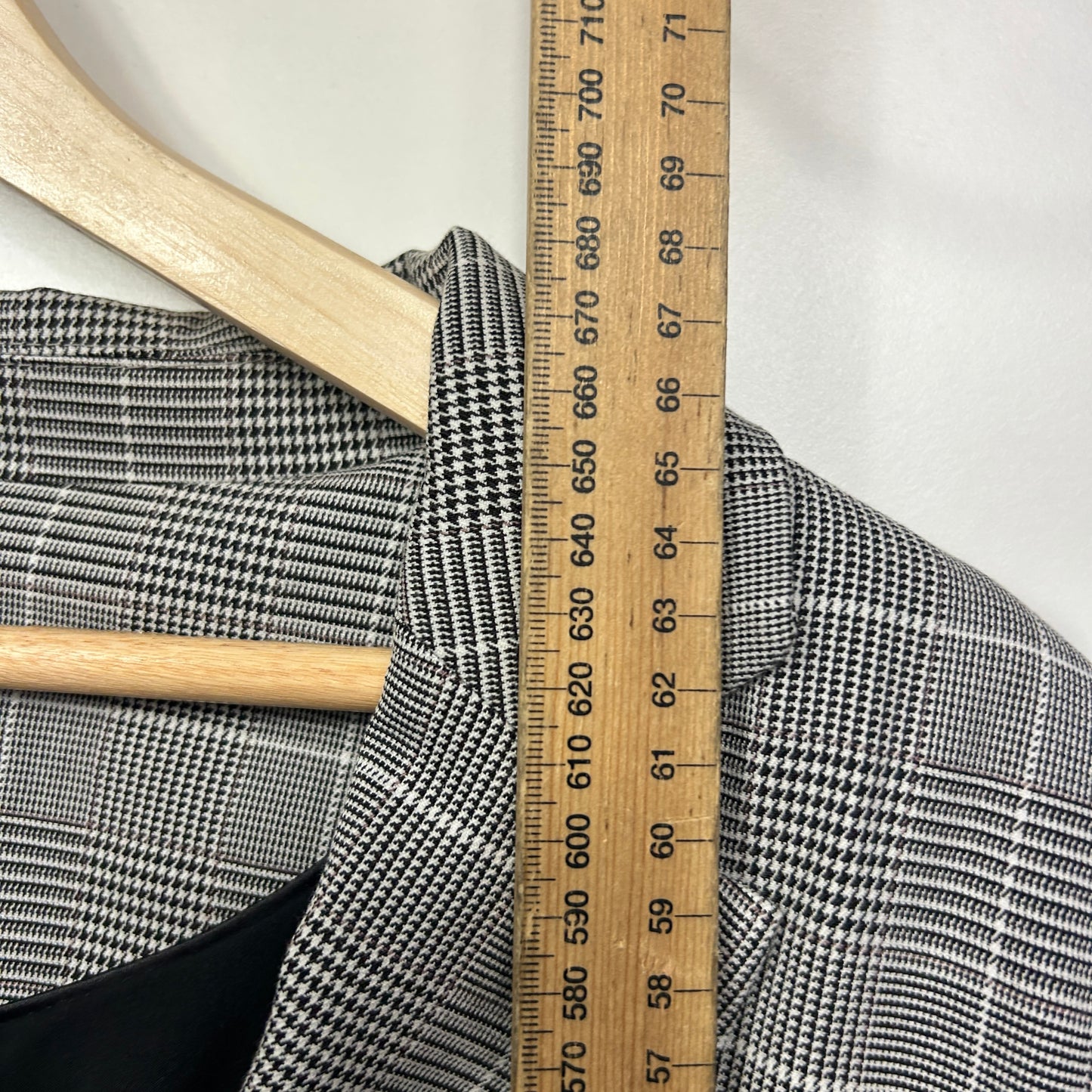 Preview Blazer Jacket Size 20 Grey Long Sleeve Check