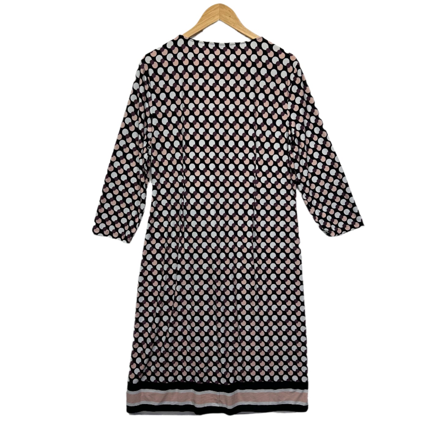 Jacqui E Dress Size XL 16 Long Sleeve Multicoloured