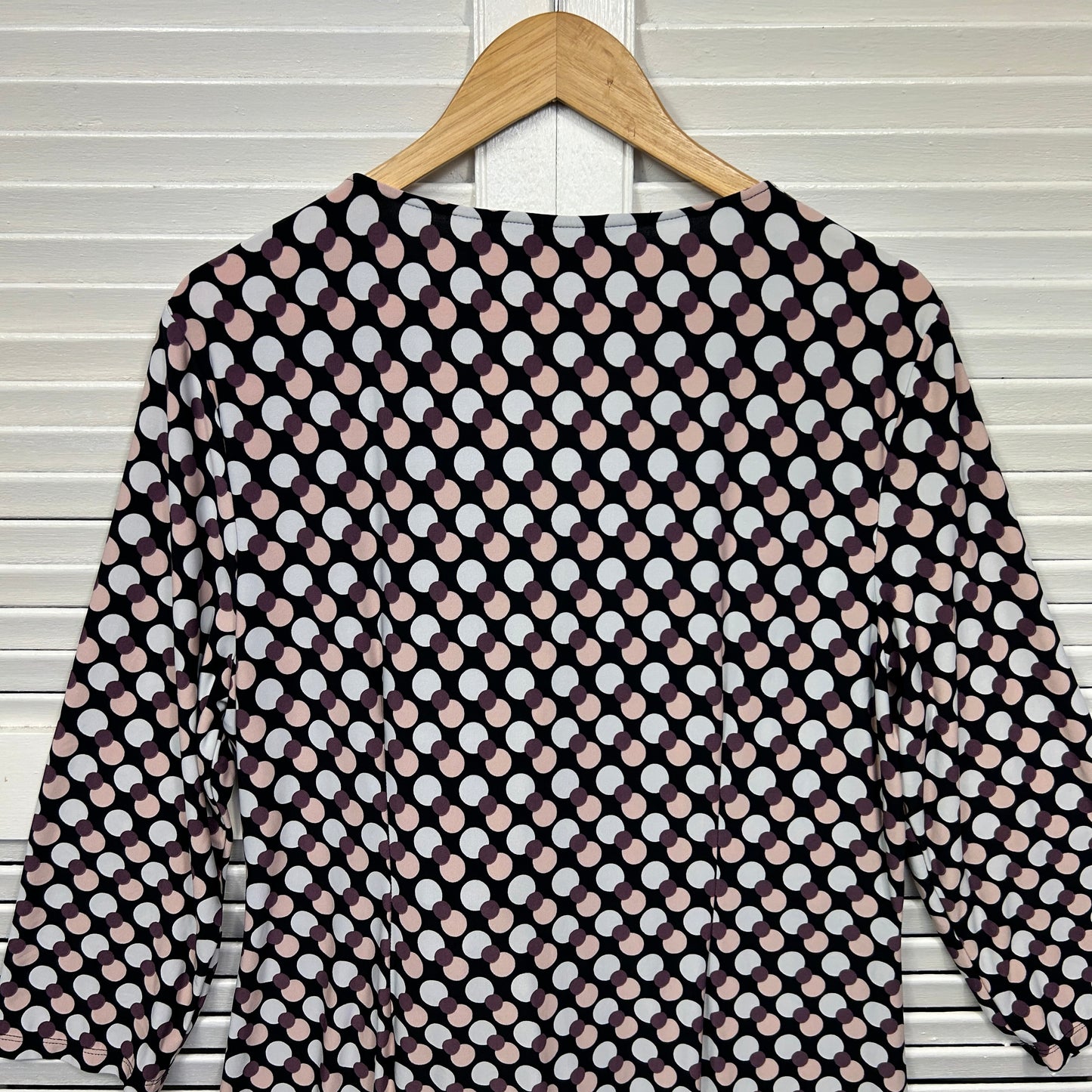 Jacqui E Dress Size XL 16 Long Sleeve Multicoloured