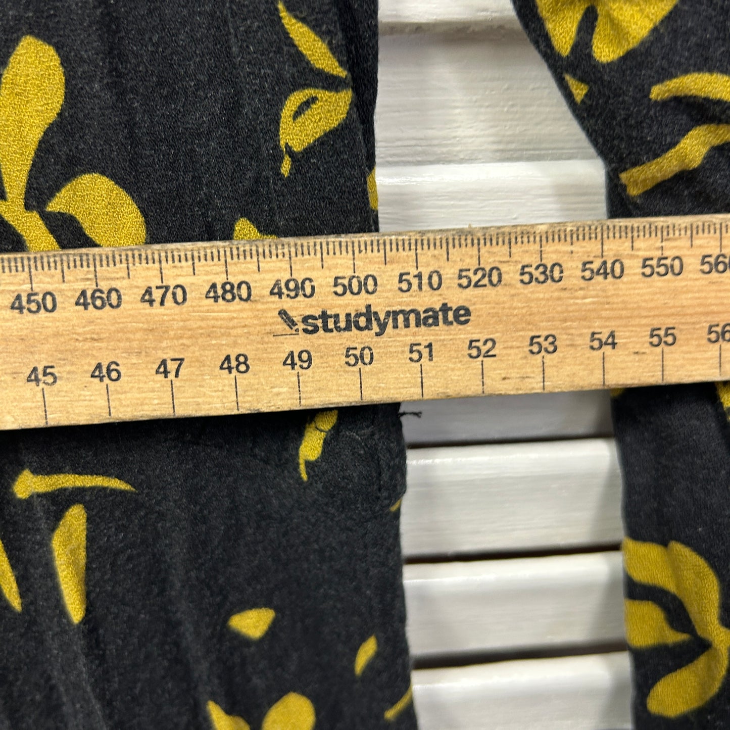 & Me Maxi Dress Size 16 Black Yellow Floral Long Sleeve