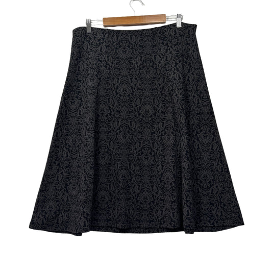Millers Skirt Size 16 Black Elastic Waist