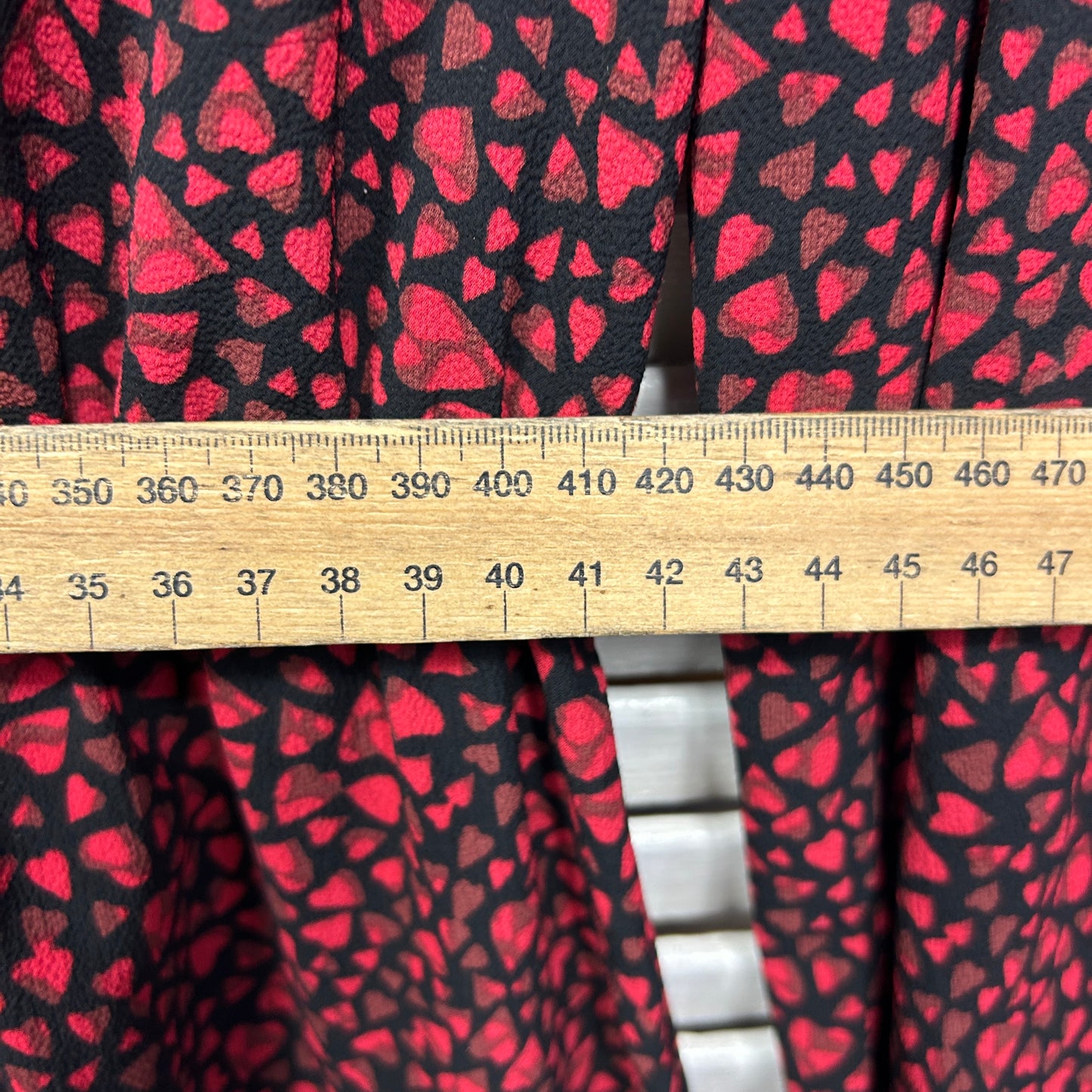 Anko Dress Size 16 Red Black Long Sleeve