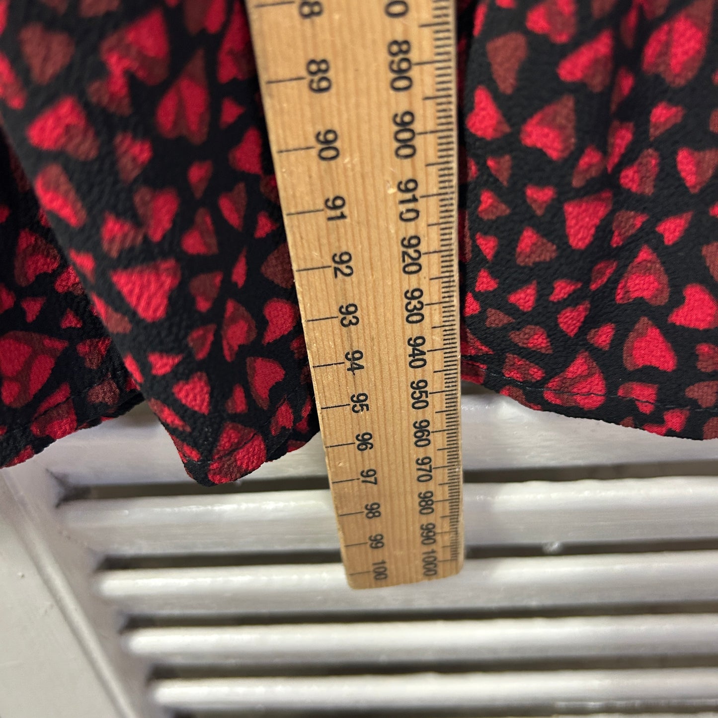Anko Dress Size 16 Red Black Long Sleeve