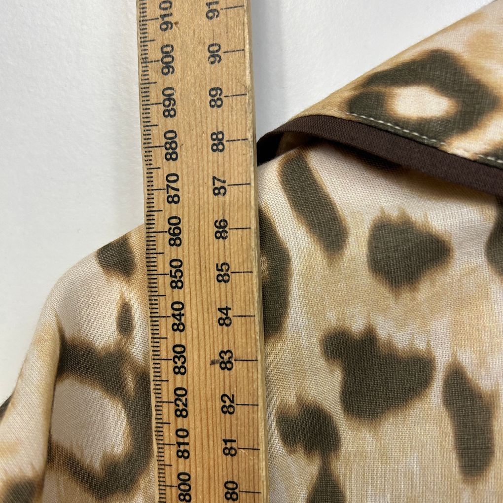 Aje Leopard Print Puff Sleeve Mini Dress - Size 16