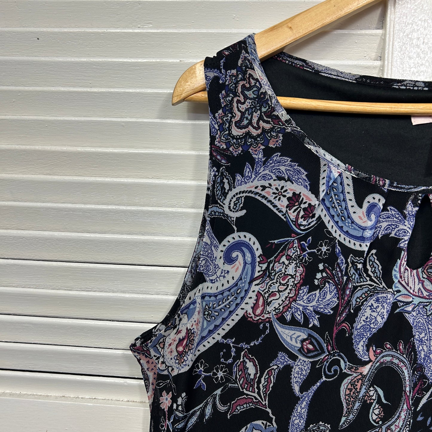Millers Dress Size 16 Sleeveless Paisley Print Multicoloured