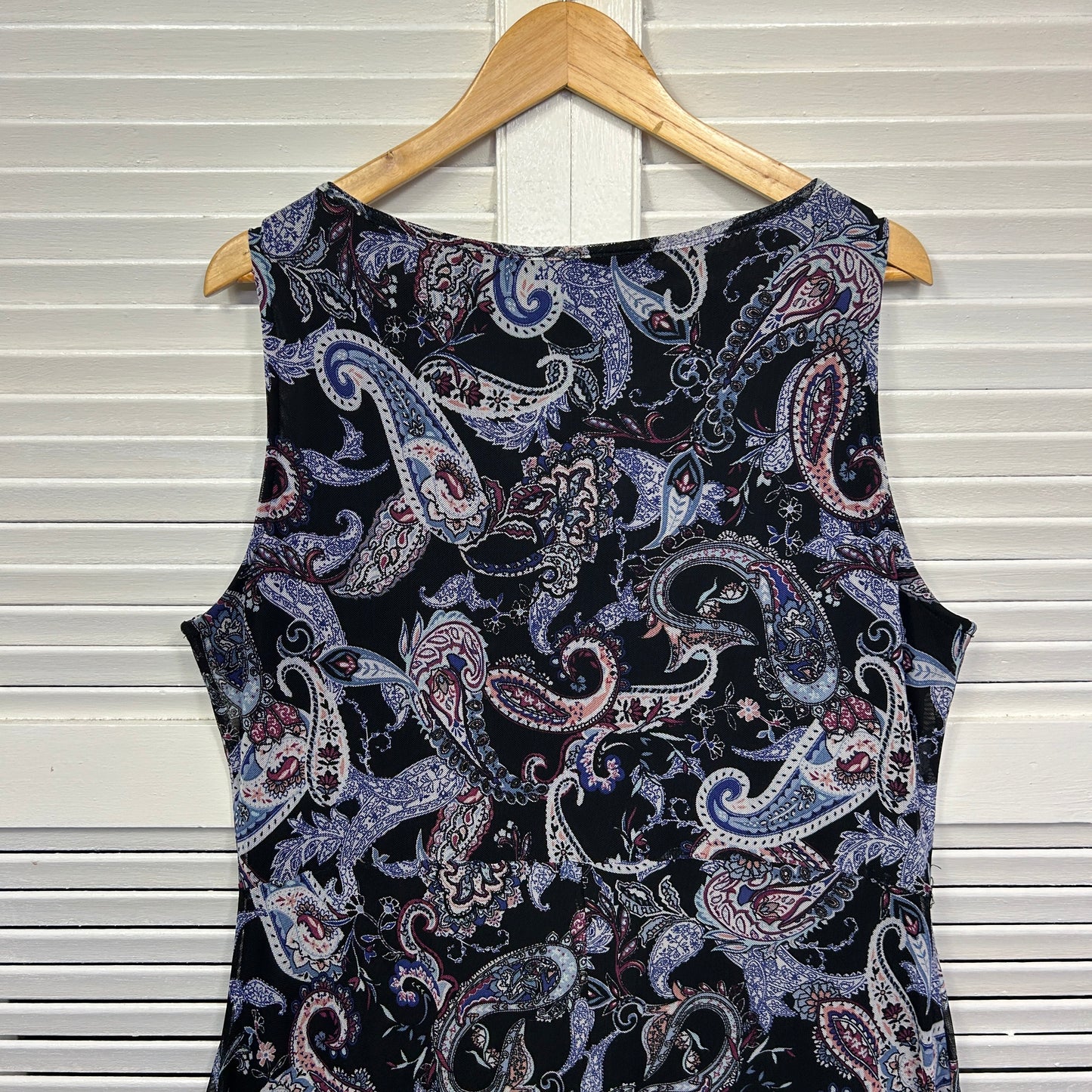 Millers Dress Size 16 Sleeveless Paisley Print Multicoloured