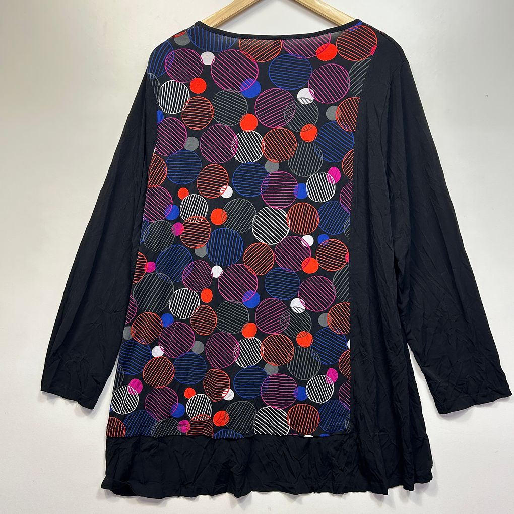 Taking Shape Multicoloured Top - Size 18/M