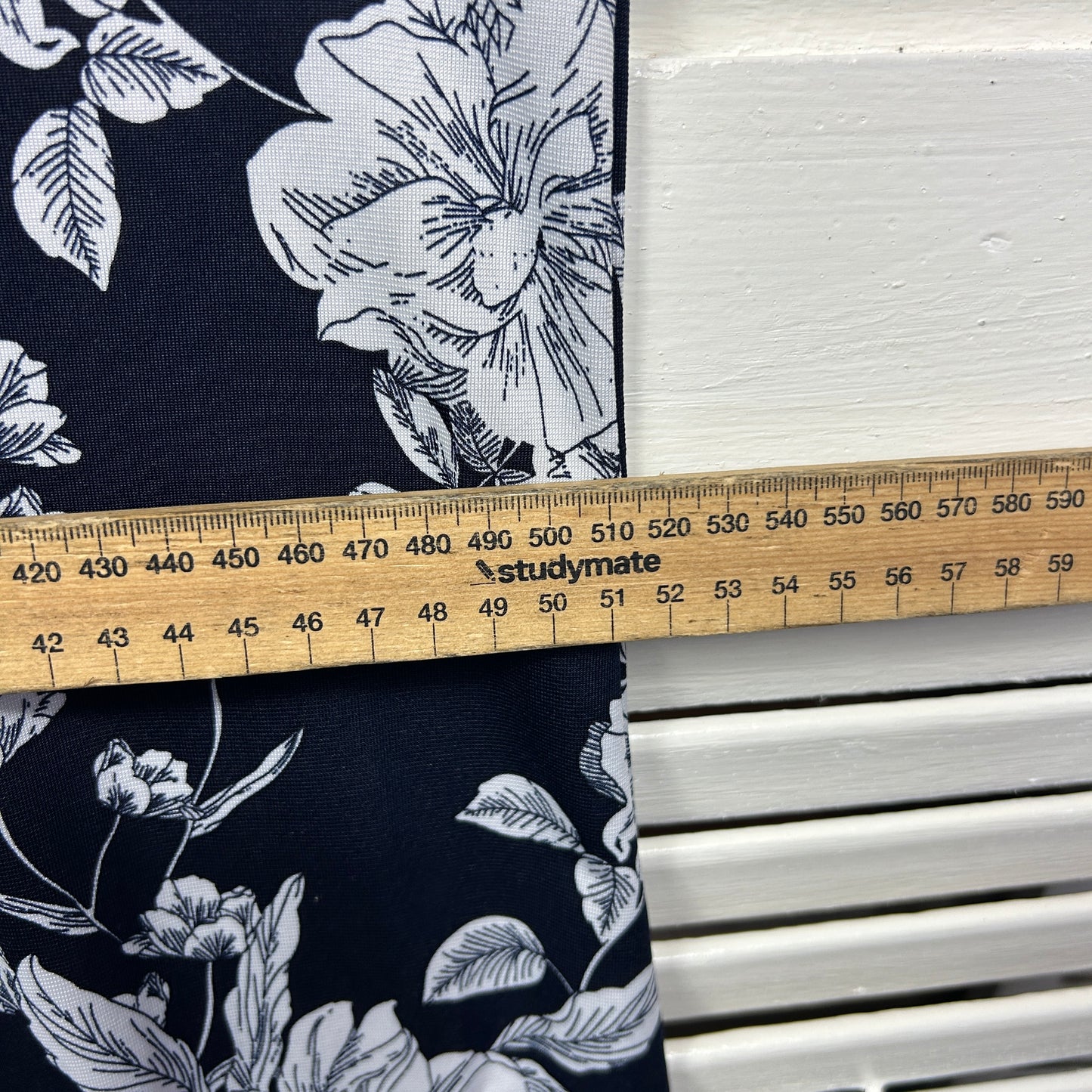 Millers Dress Size 16 Sleeveless Navy White Floral