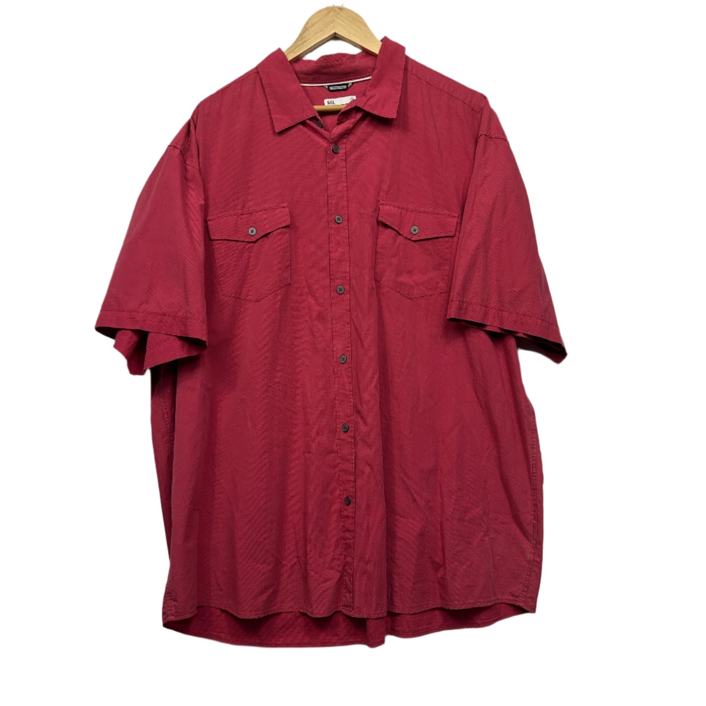 Target Mens Shirt Size 5XL Short Sleeve Red