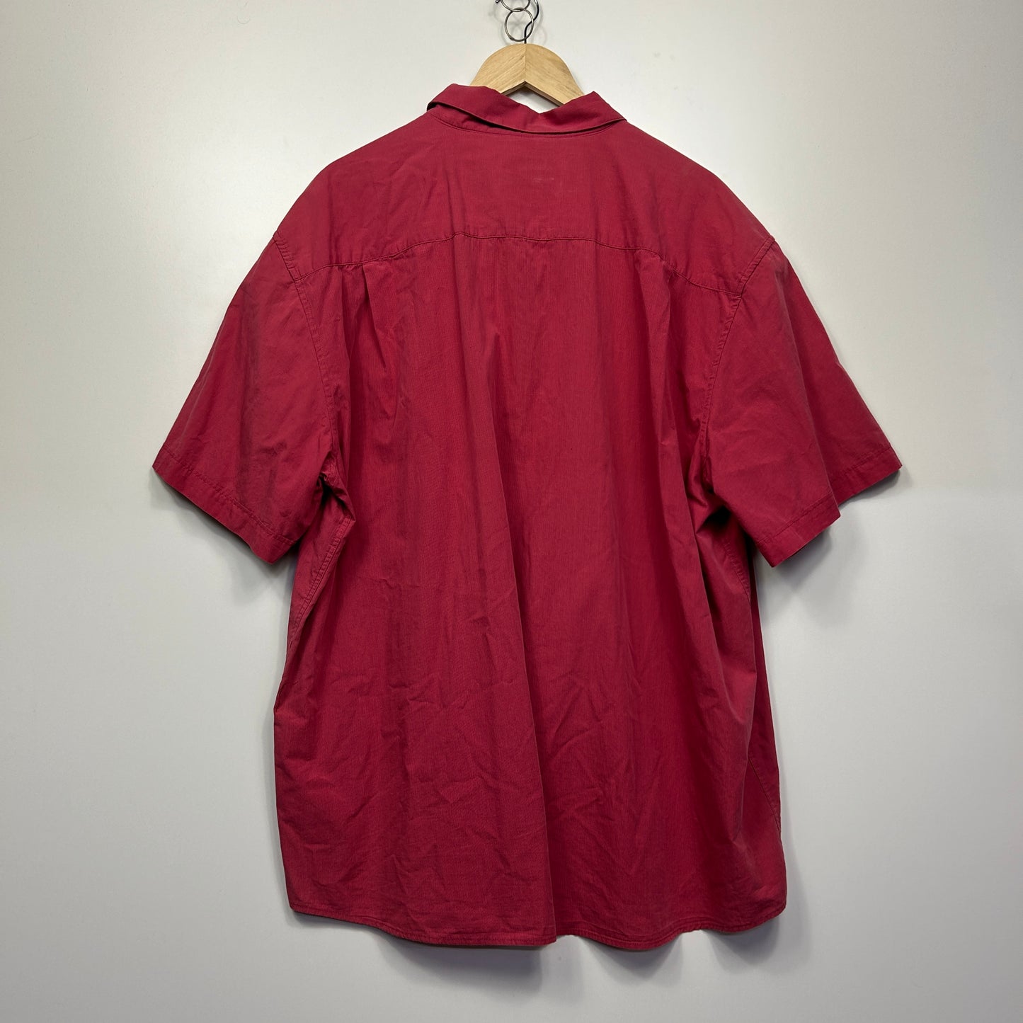 Target Mens Shirt Size 5XL Short Sleeve Red