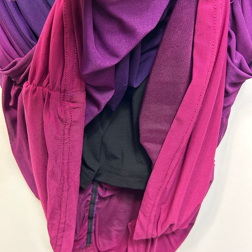 City Chic Purple Ombre Dress - Size 18