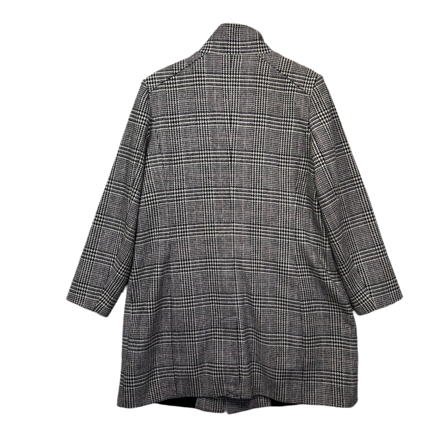 Capture Jacket Size 16 Houndstooth Check Pockets Wool Blend