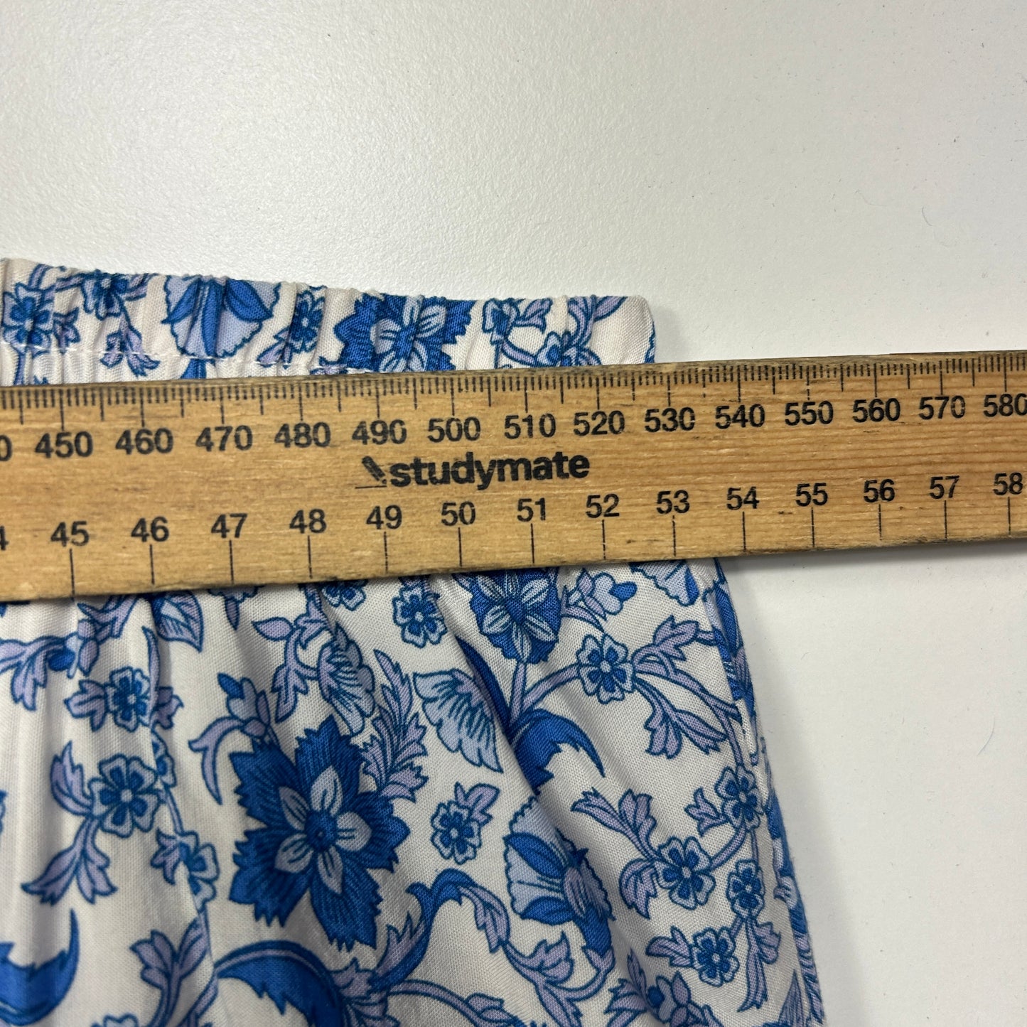 You + All Boho Mini Skirt Size 24 Blue Floral