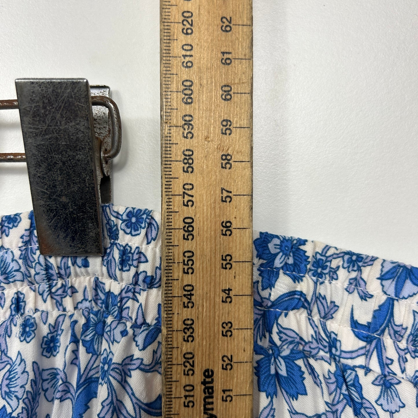 You + All Boho Mini Skirt Size 24 Blue Floral