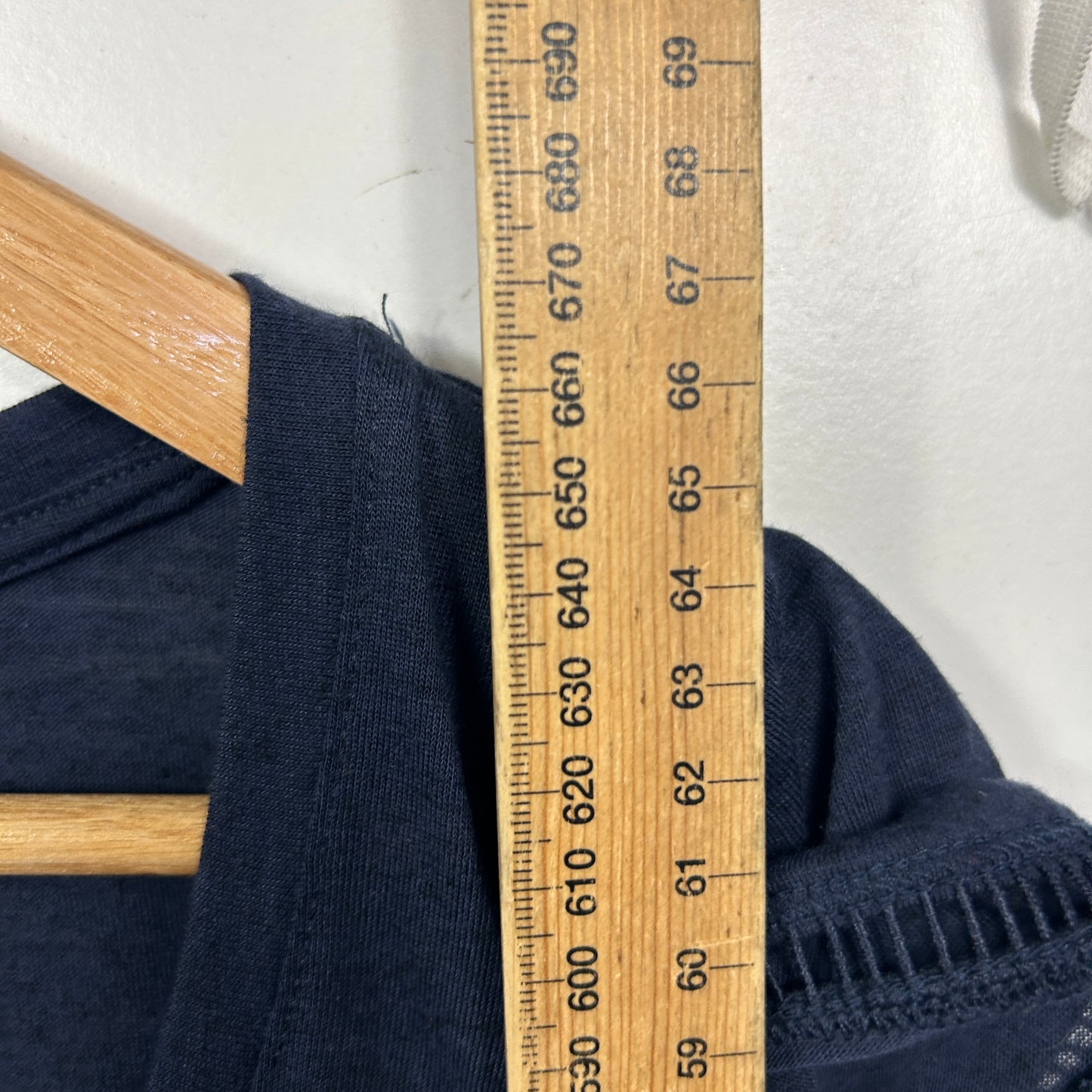 Suzanne Grae Navy Ruffle Sleeve Top - Size XL