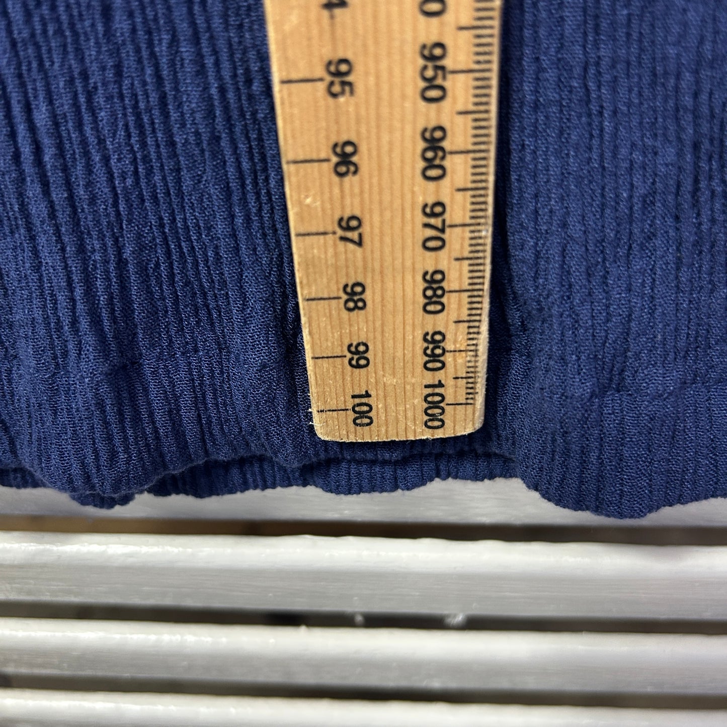 Damart Pants Size 14 Blue Pockets Drawstring Waist