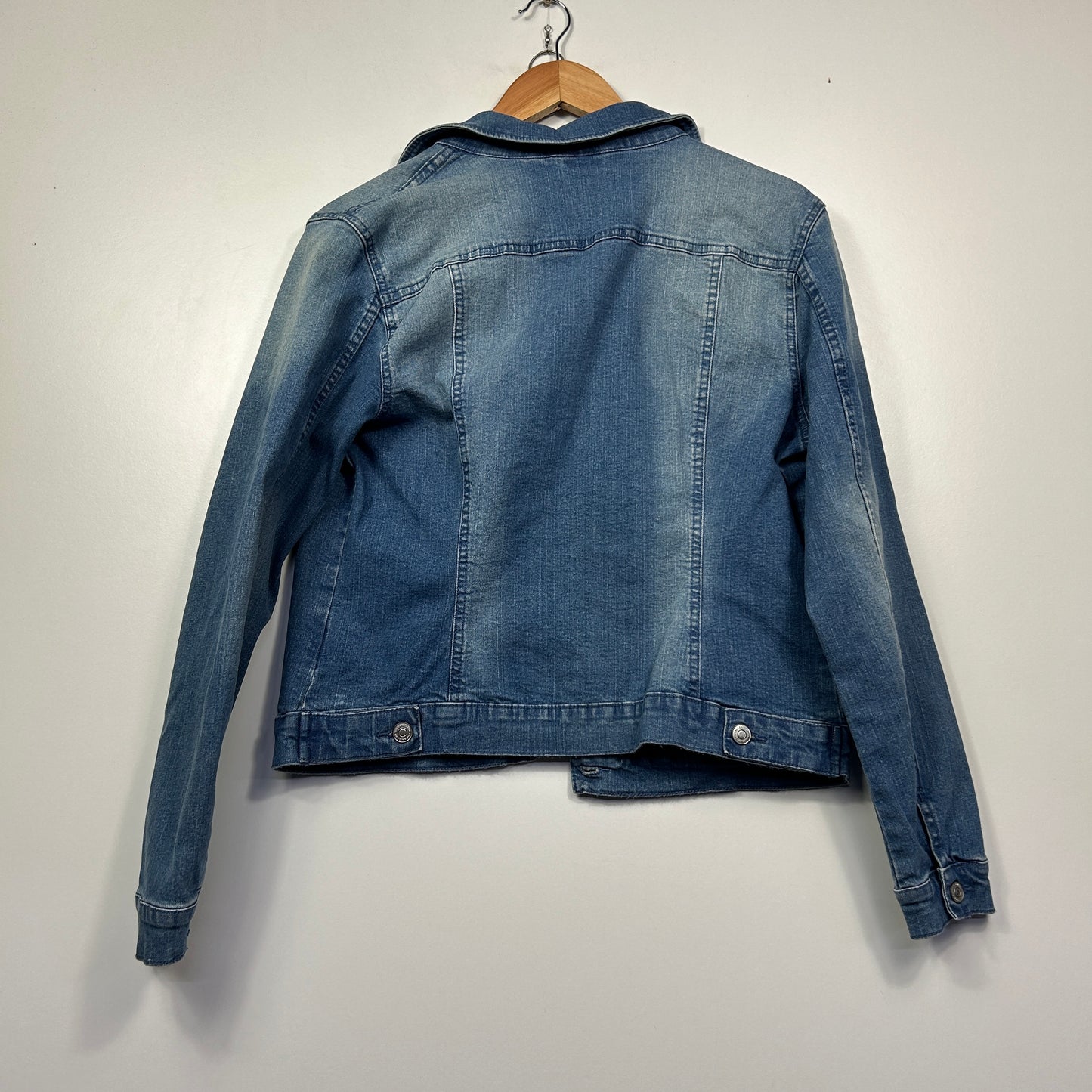Serra Blue Denim Jacket - Size 14