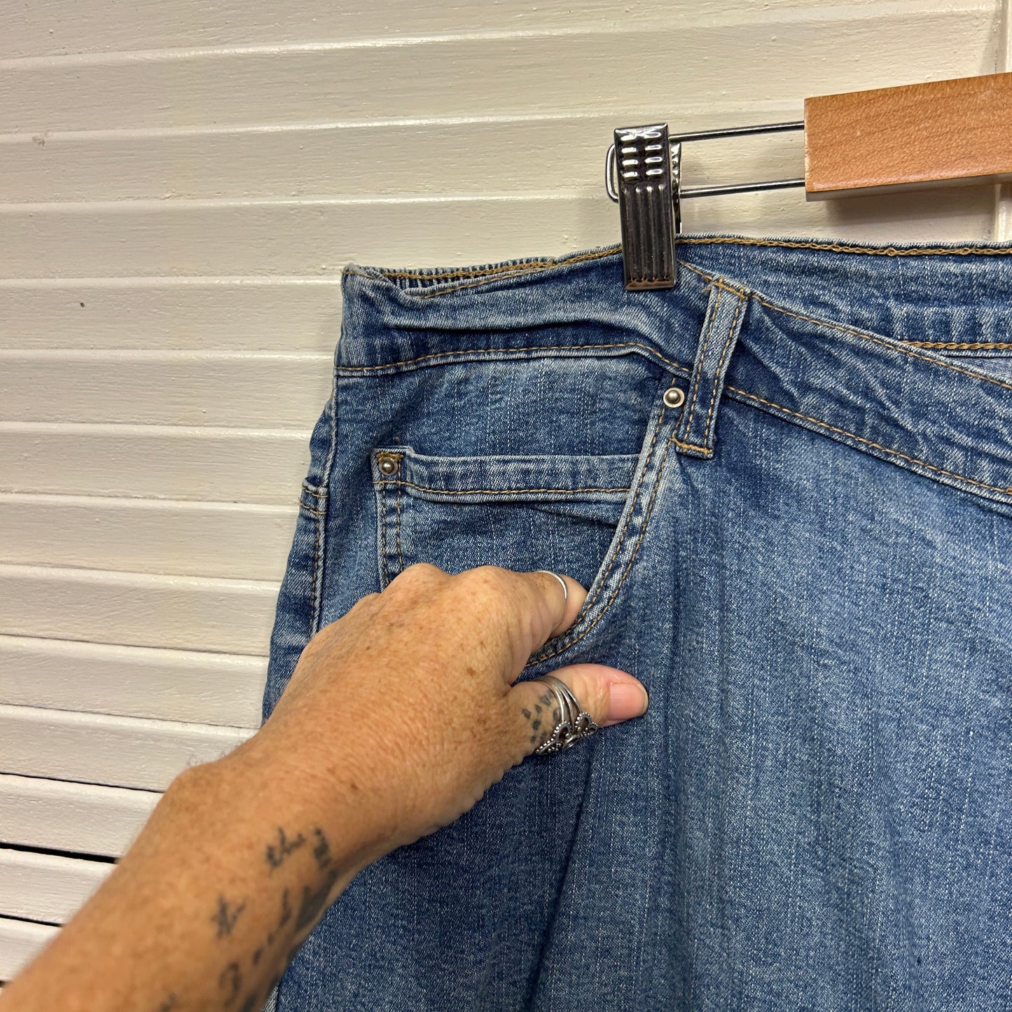 Victoria Hill Jeans Size 24 Blue Pockets