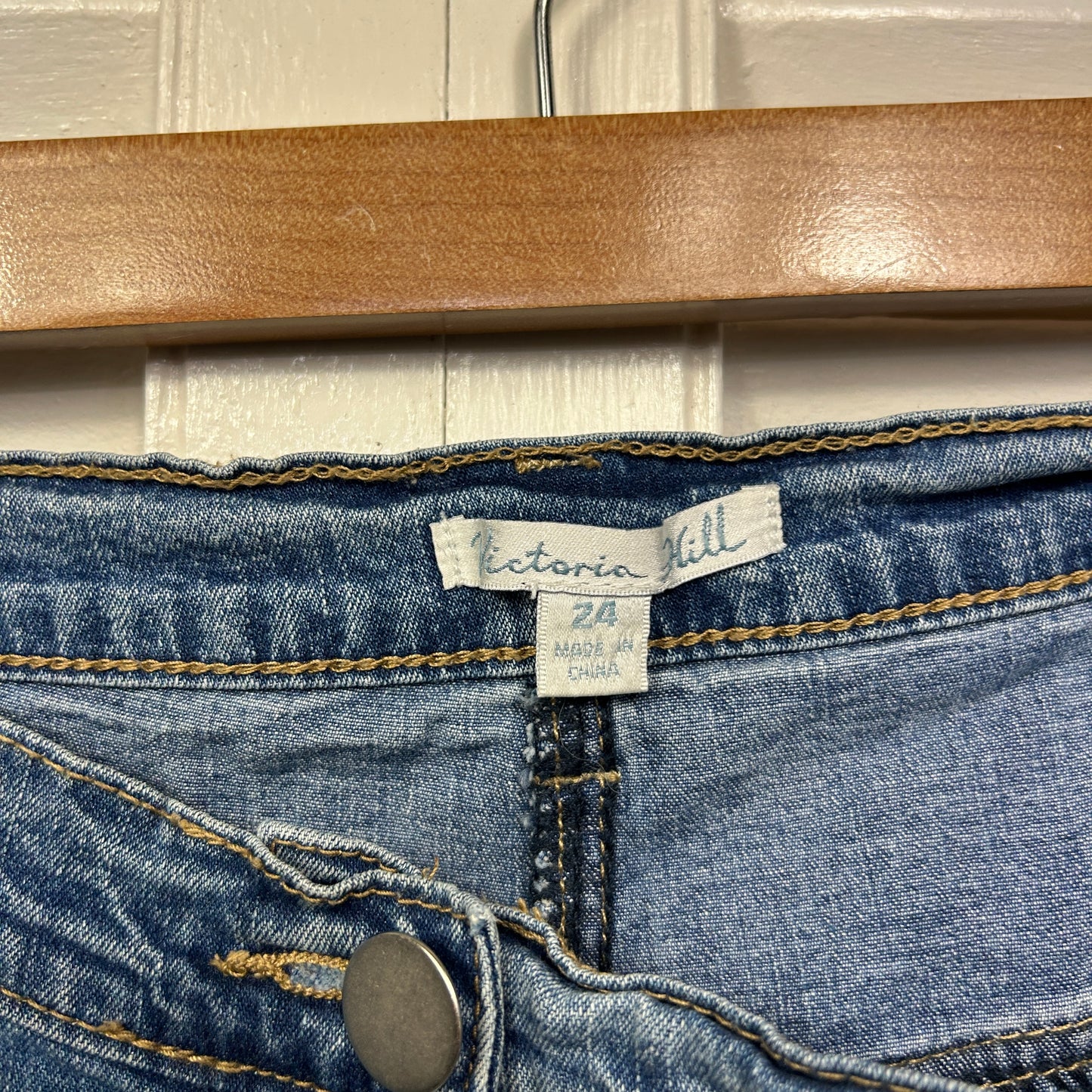 Victoria Hill Jeans Size 24 Blue Pockets